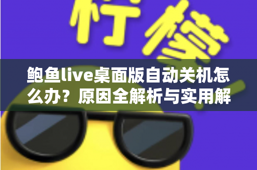 鲍鱼live桌面版自动关机怎么办？原因全解析与实用解决攻略一站式指南
