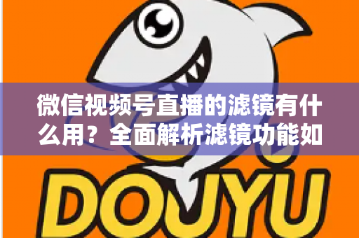 微信视频号直播的滤镜有什么用？全面解析滤镜功能如何提升直播画质、形象与转化效果