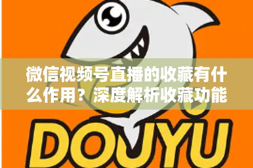 微信视频号直播的收藏有什么作用？深度解析收藏功能的价值与使用指南