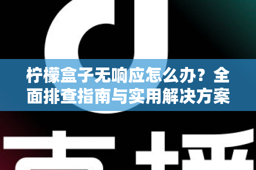 柠檬盒子无响应怎么办？全面排查指南与实用解决方案，助你快速恢复流畅体验
