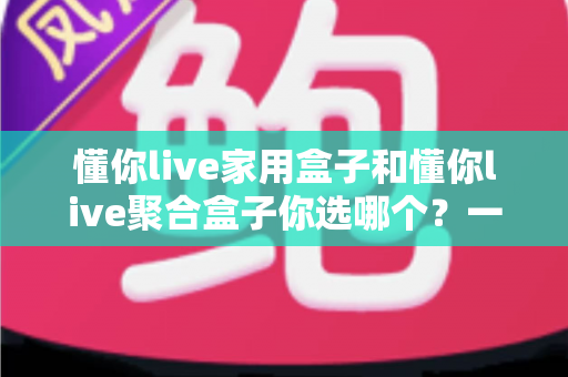 懂你live家用盒子和懂你live聚合盒子你选哪个?一文看懂两大盒子的区别与选购指南 懂你live家用盒子和懂你live聚合盒子你选哪个?一文看懂两大盒子的区别与选购指南